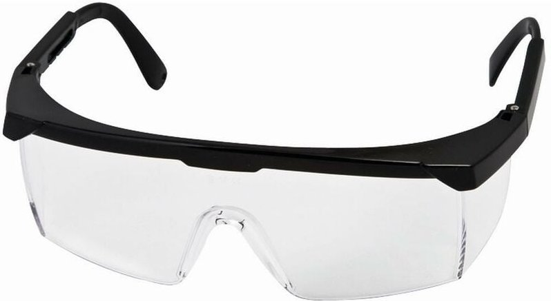 Schutzbrille Klar, sw. en 166