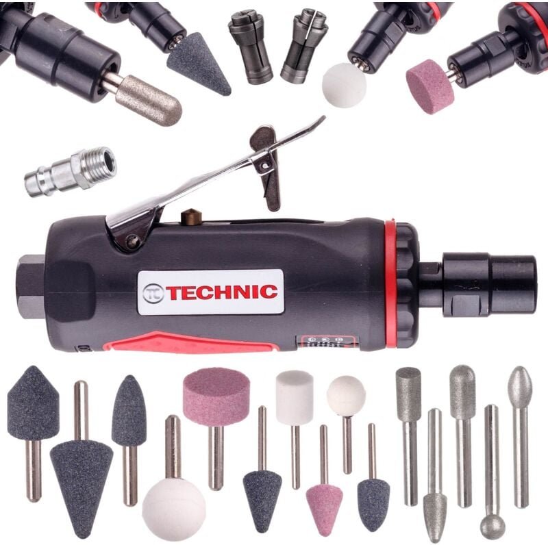 Pneumatischer Zylinderschaft-Schleifer 6+3mm Schneidsteine-Set