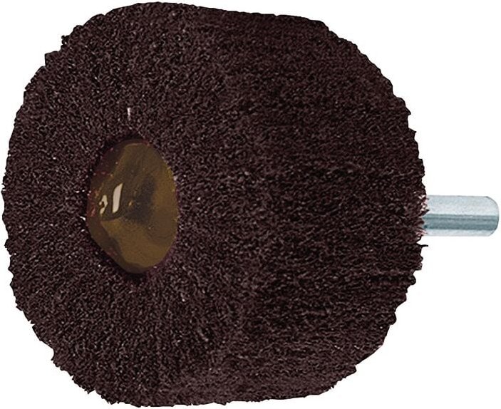 PROMAT Fächerschleifer D.60xH30mm Körnung 100 Vlies Schaft-D. 6 mm