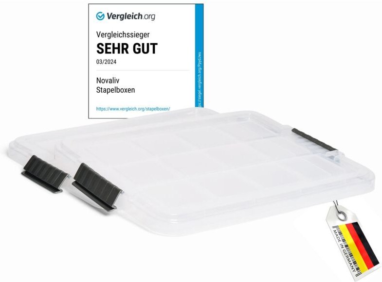 Novaliv - 2x Frischhaltedosen Deckel