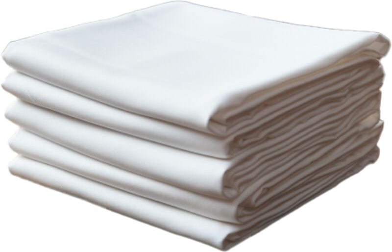 Stoffservietten weiß 10 Stück 30X30cm