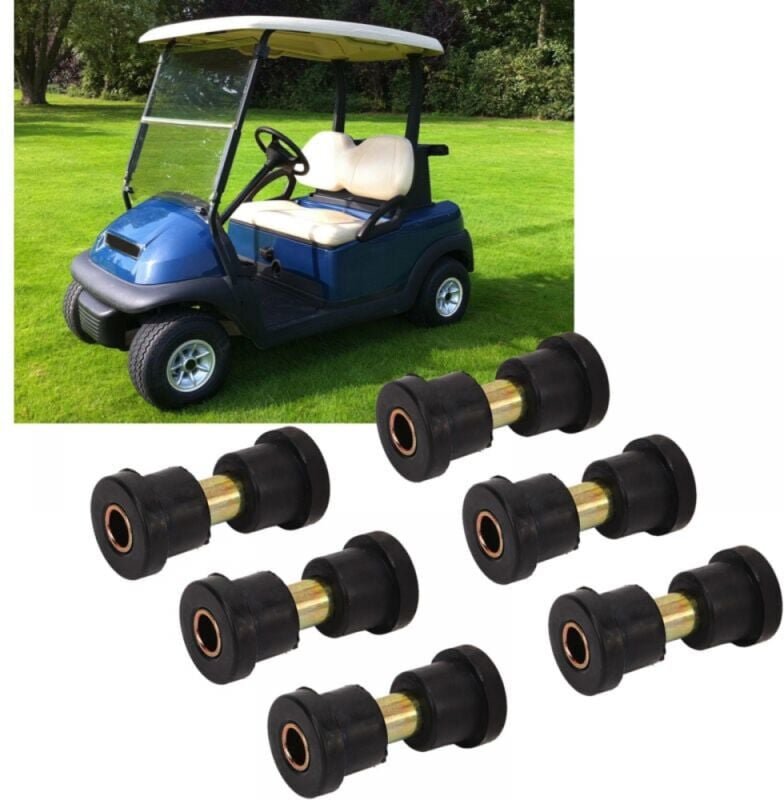 Cyslmuk - Blattfederbuchsensatz 1012303 Ersatz-Hinterradaufhängungsbuchsensatz für ez-go txt