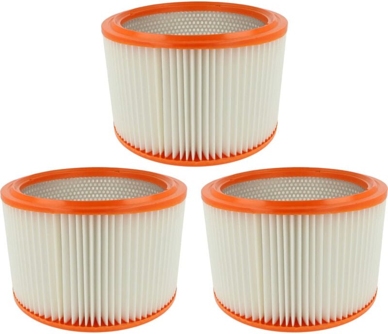 Thumbnail - 3x Lamellenfilter kompatibel mit Makita mx, 447, l Handstaubsauger - Vhbw