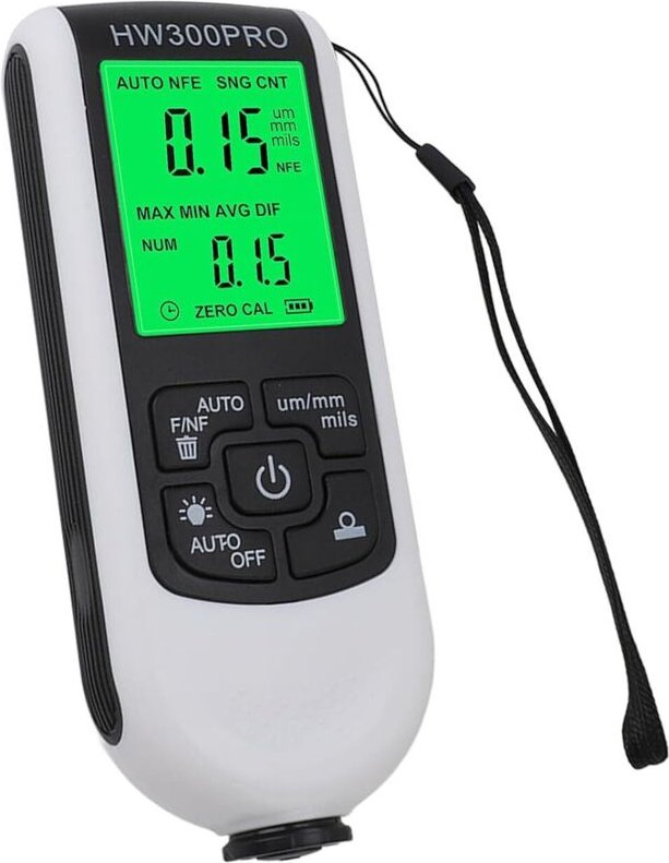 Shining House - Hochpräzises Lackdickenmessgerät, Lacktiefenmessgerät, rutschfestes Beschichtungsdickenmessgerät für Ind...
