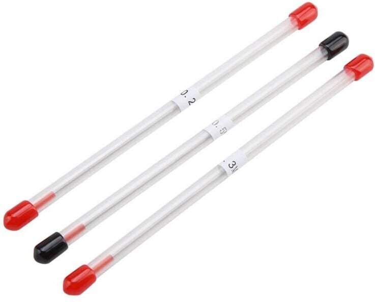 Ulisem 3 Stück 0,2 mm, 0,3 mm und 0,5 mm Airbrush-Nadelspitzen, Ersatzzubehör