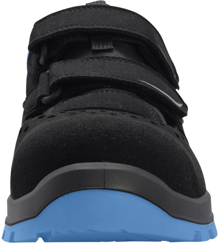 Uvex - 2 xenova Sicherheits-Sandale gelocht Gr.38 W11 S1PL esd sr schwarz/blau 9553.2