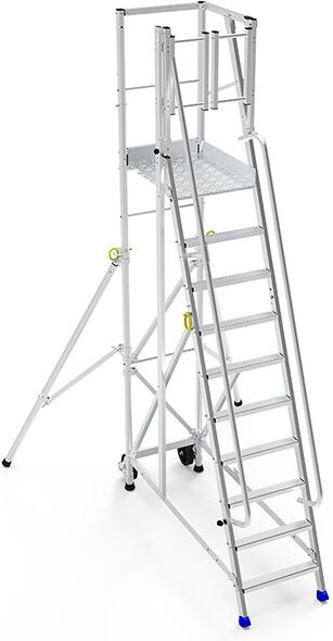 Zugangsplattform - 9 Stufen - Plattform Höhe de 2.25m - ER9SL-SPG