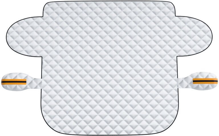 Auto-Windschutzscheiben-Schutzhülle mit magnetischen Kanten, 9 dickere Schichten, extra breiter Winterschutz für Autos