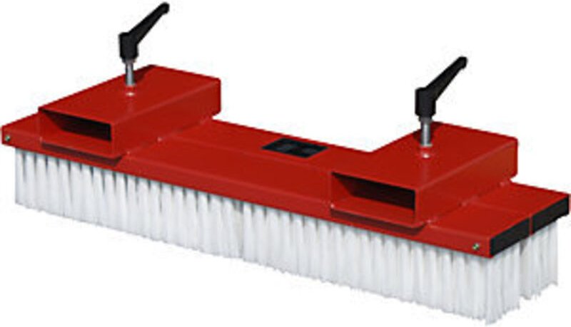 Bauer Gabelstapler-Kehrbesen SKB-O 100, lackiert, Feuerrot