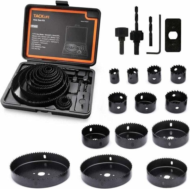 PHS03C 17-teiliges Lochsägen-Set 3/4''-5''