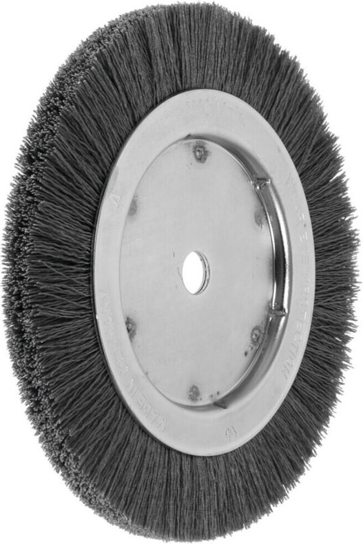 Lessmann ® - Lessmann Einreihige Rundbürste mikroabrasiv 0,6 mm, SiC 120, Bürsten-⌀xBürstenbreite: 250X16 mm