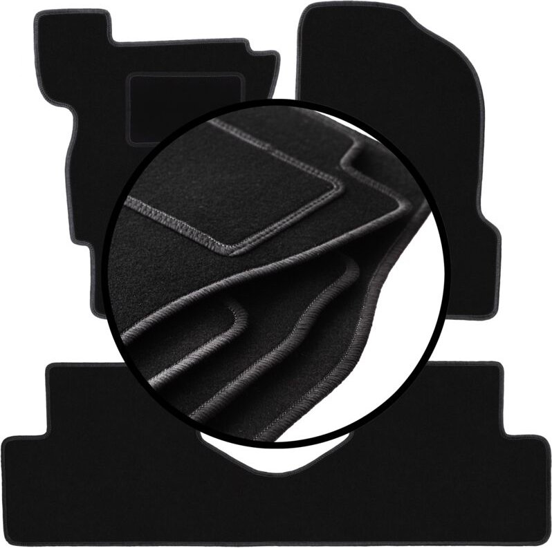 Kompletter Satz Veloursmatten für: Honda Concerto Liftback (1988-1994)