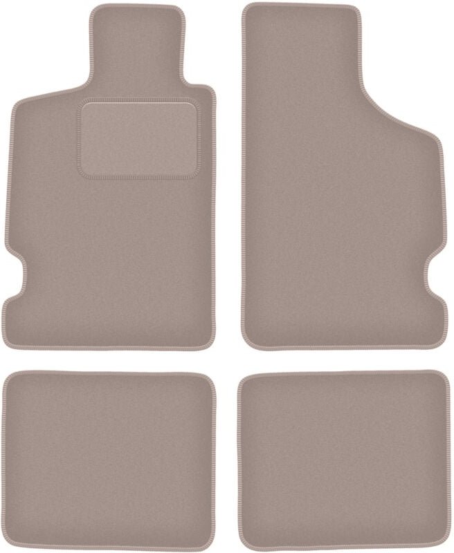 Beige Veloursmatten für: Citroen Saxo Fließheck (1996-2003)
