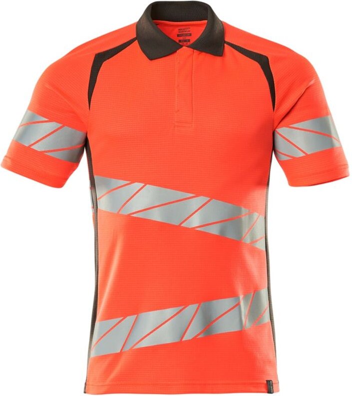 Mascot Polo-Shirt, moderne Passform Polo-shirt Gr. 3XLONE, hi-vis rot/dunkelanthrazit