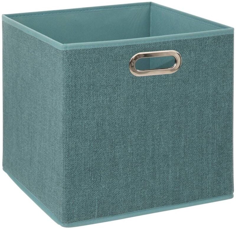 5five Simply Smart - Stoffkorb 31x31cm mix n modul petrolblau meliert - 5five