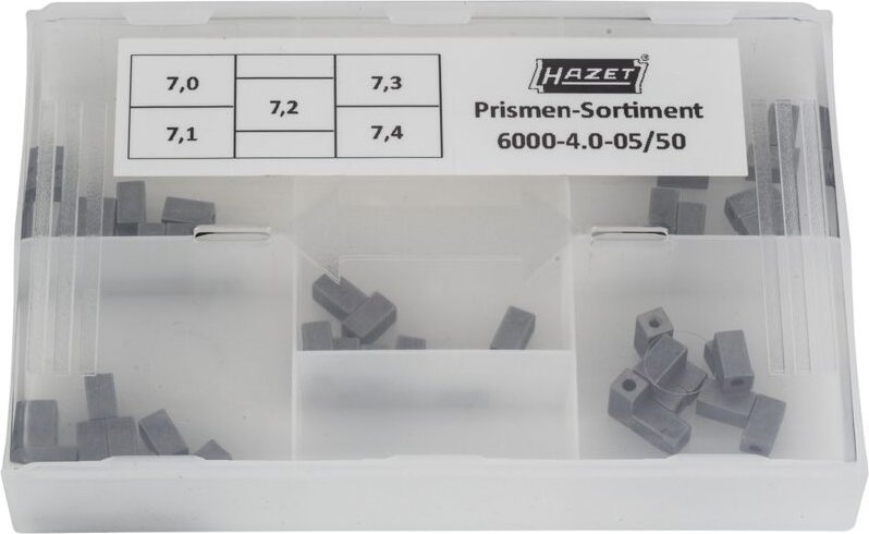 Hazet Prismen-Sortiment 7,0 / 7,1 / 7,2 / 7,3 / 7,4 mm, 6000-4.0-05/50