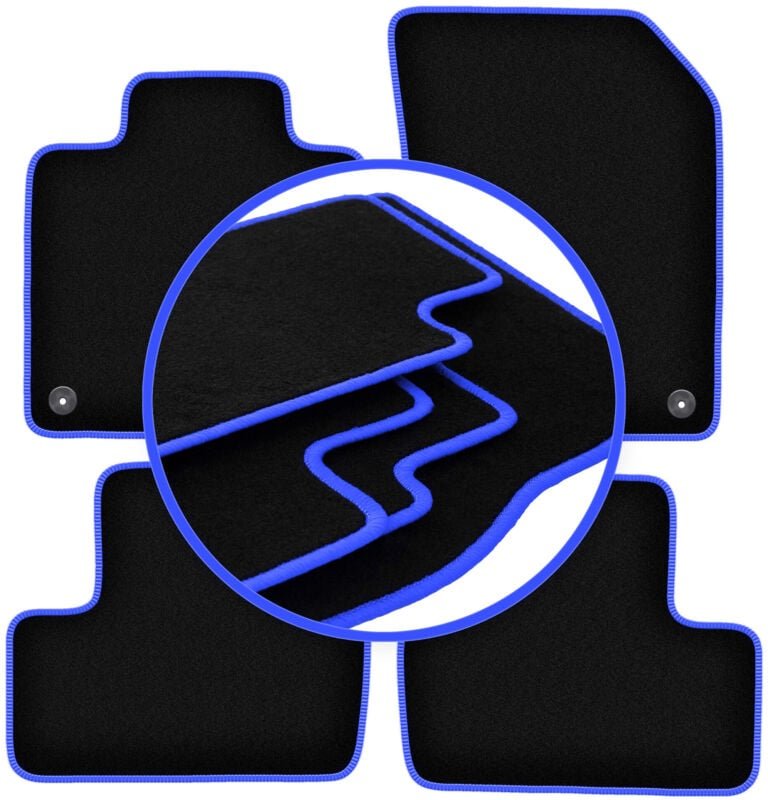 CARLUX-BLUE Autofußmatten für: Volvo XC60 II SUV (2017-)