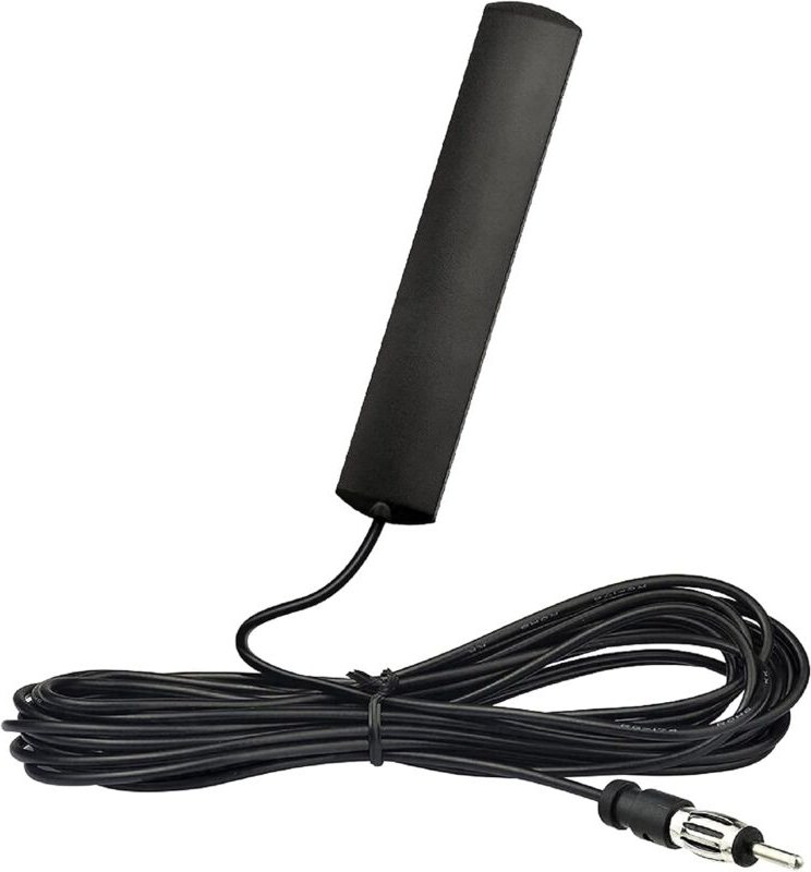 Autoradio-Antenne Sticky Breeze DIN-Stecker-Adapter mit 3 m Kabel, kompatibel mit Auto, lkw, Fahrzeug, suv, Jeep, fm, am...