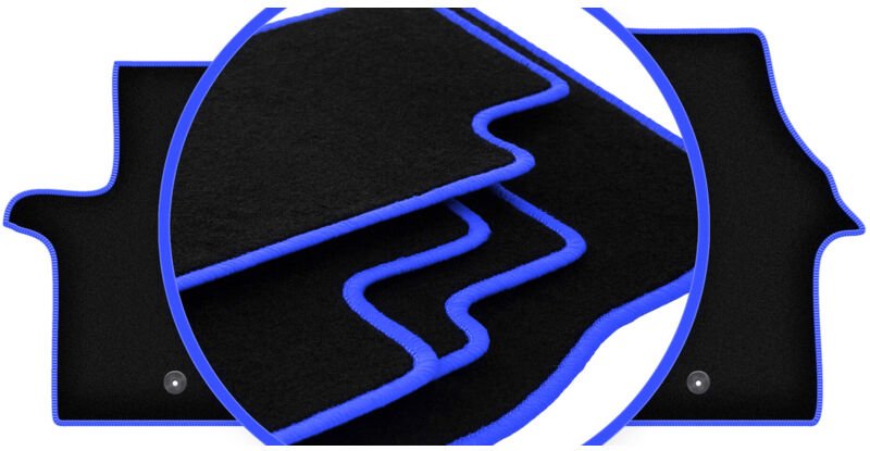 CARLUX-BLUE Autofußmatten für: Fiat Talento komplett (2016-)