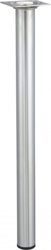 Hettich - Tischbein 3,0 x 40 cm Stahl verchromt - 1 Stück Tischbeine