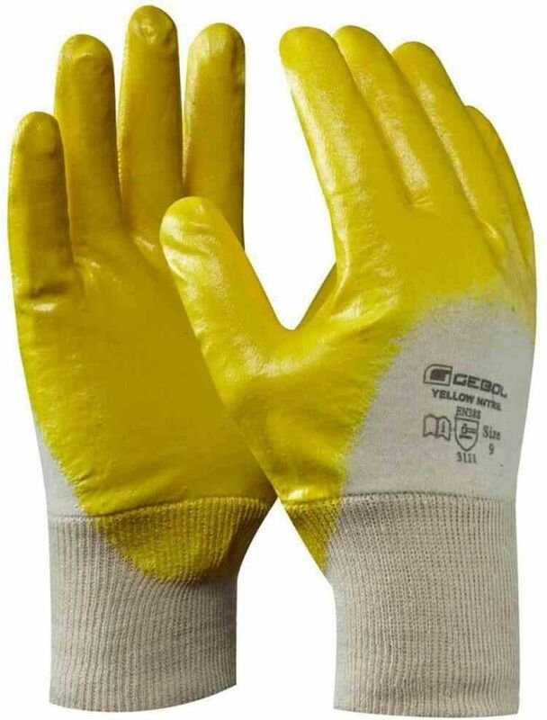 Handschuh Nitril Größe 10 Baumwolle, 3/4 Nitril