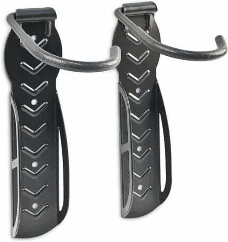 2-teilige Fahrrad-Wandhalterung (schwarz)