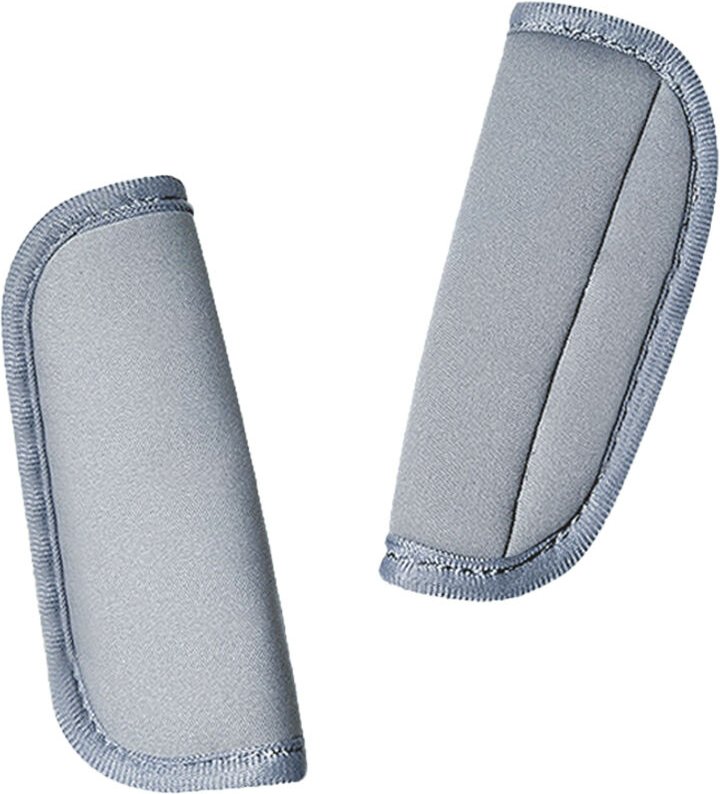 Linghhang - 2 Stück Sicherheitsgurt-Schutzpolster fürs Auto, abnehmbarer Sicherheitsgurtbezug für Kinder (Dunkelgrau)