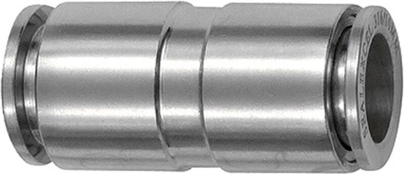 Riegler Gerade Steckverbindung, für Schlauch-Außen-Ø 14, ES 1.4404