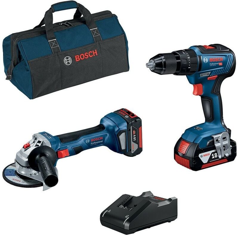 Bosch-B Superkit 18 v Bohrschleifer plus 2 Akkus