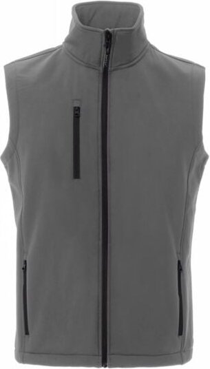 Ergonomische, doppellagige, ärmellose Weste glasgow - 5XL - Stahlgrau Payper 0013630355090005XL