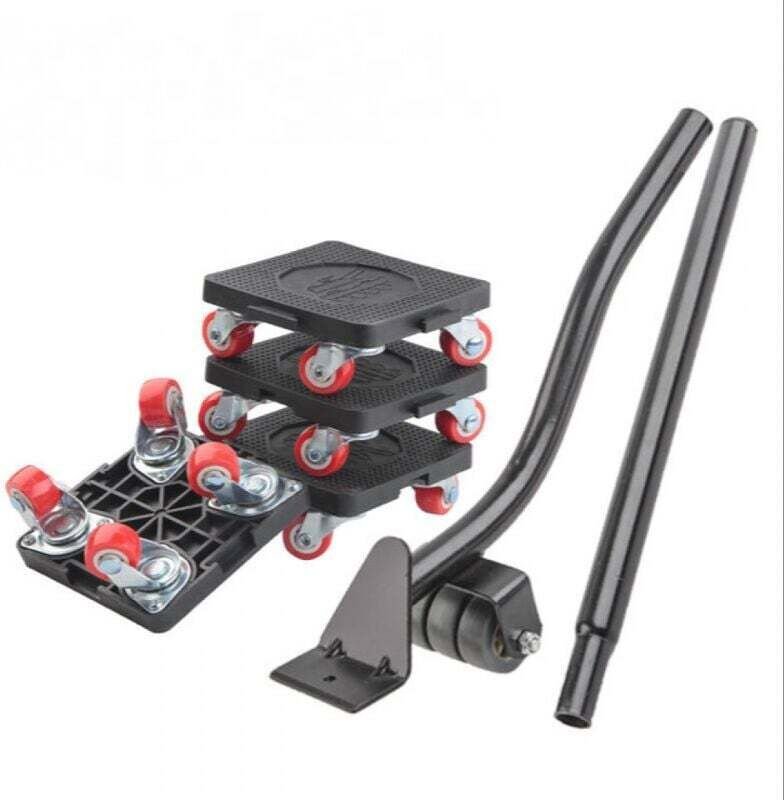 Schwerlast-Möbelheber, Möbel-Rollen-Set mit Möbelheber, 360-Grad-Lenkrollen, Doppellager, Möbeltransport-Set