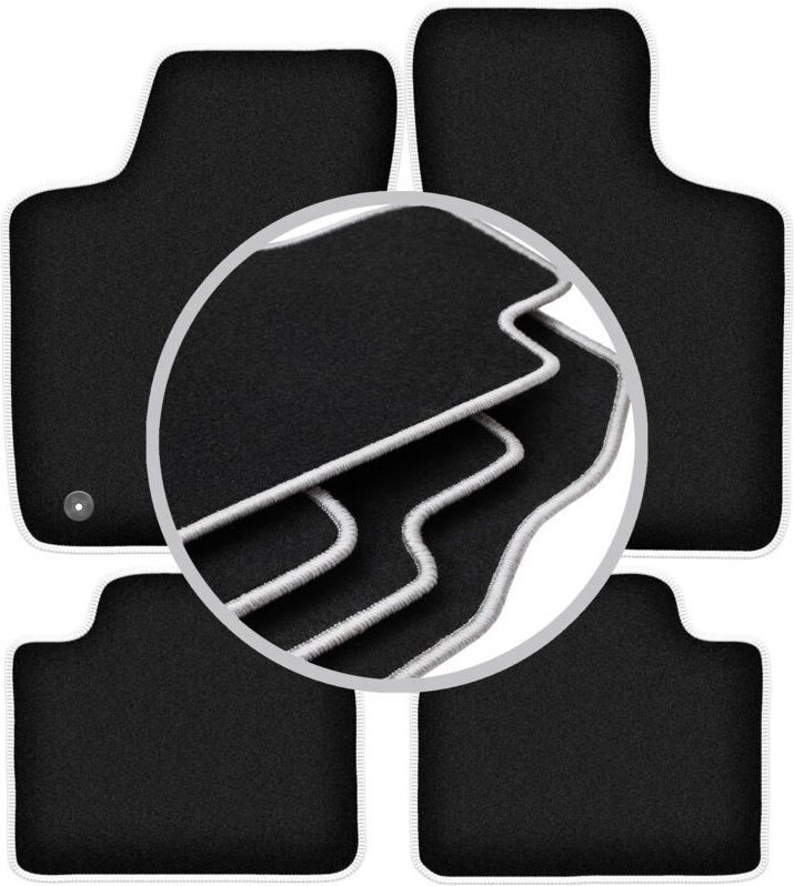 CARLUX-SILVER Autofußmatten für: Opel Corsa B Fließheck (1993-2001)