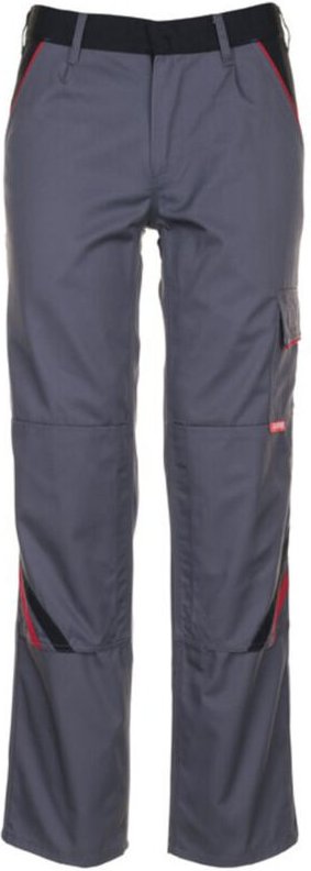 Bundhose Highline Gr.50 schiefer/schwarz/rot 65%PES/35 %co