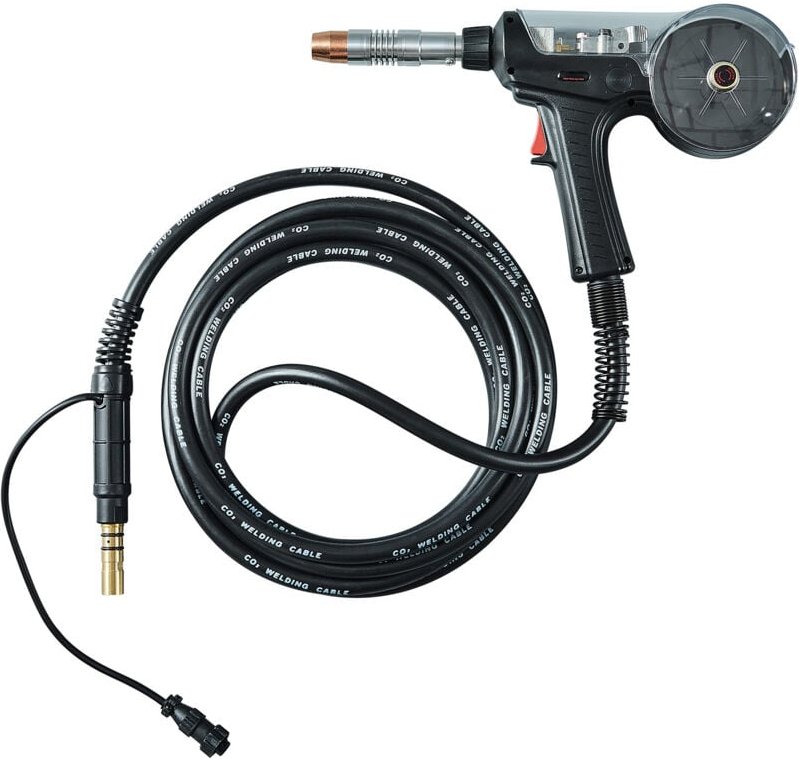 Mophorn - 200-Ampere-Spool Gun mit 20 Fuß Kabel, kompatibel mit Hobart IronMan 240 Mig-Schweißgeräten, passend für 0,030...