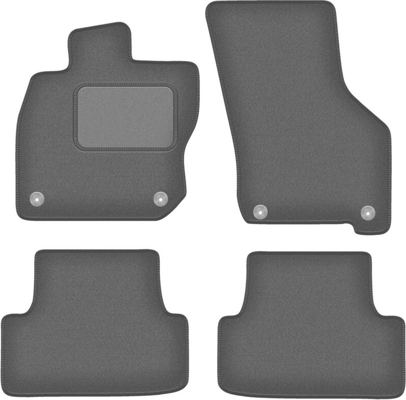 Graphit-Fußmatten für: Volkswagen Golf VIII eTSI alltrack, Schrägheck, Kombi, Variant (2020-)