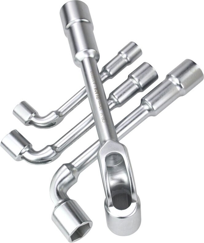 4-teiliger L-förmiger Steckschlüssel mit 7-förmigem abgewinkeltem Kopf für Rohrreparaturen und mechanische Arbeiten, 6–9...