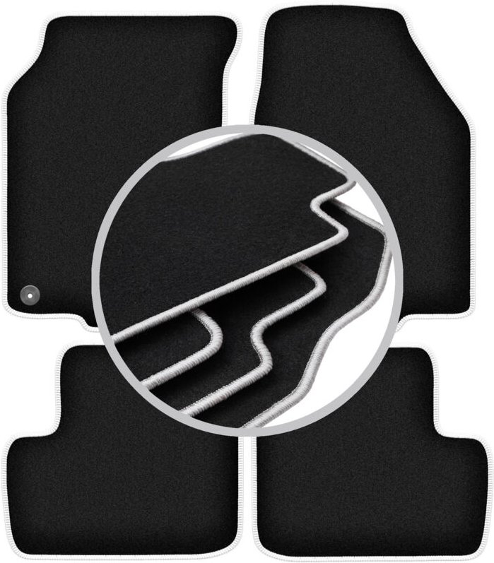 CARLUX-SILVER Autofußmatten für: Rover 25 Fließheck (1999-2005)