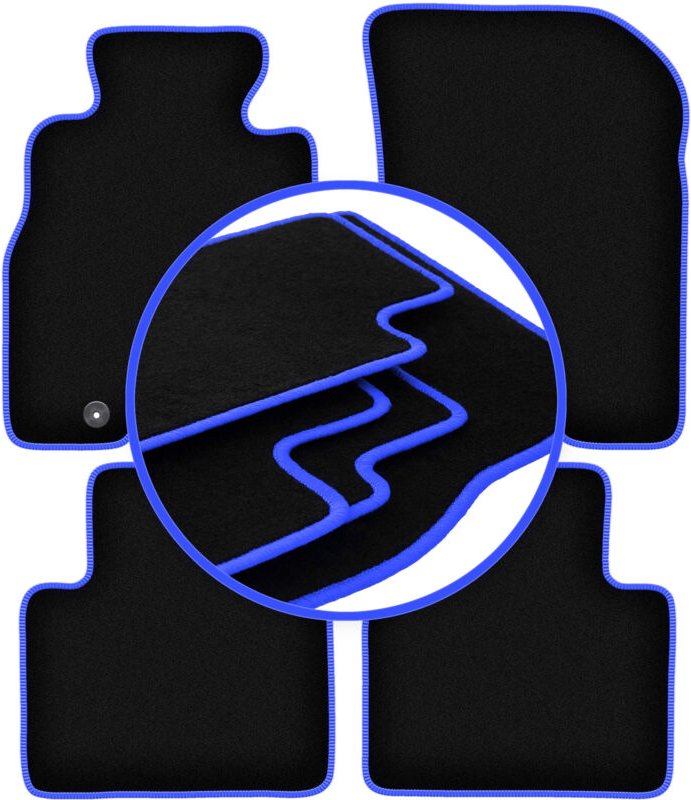 CARLUX-BLUE Autofußmatten für: Mazda Xedos 9 Limousine (1993-2001)