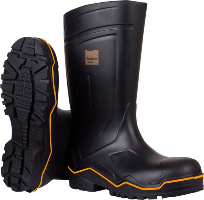 Solidur - Schwarze Sicherheitsstiefel S5 rubber line RLS5NR-44