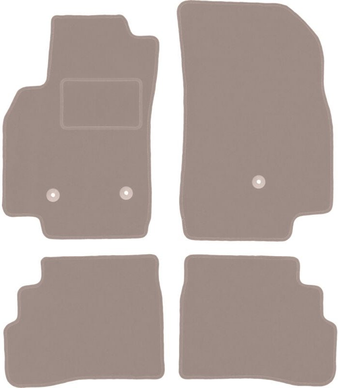 Beige Veloursmatten für: Opel Karl Fließheck (2015-)