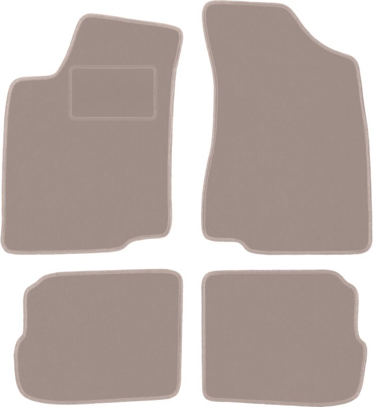 Beige Veloursmatten für: Volkswagen Passat B4 Kombi, Limousine (1993-1997)