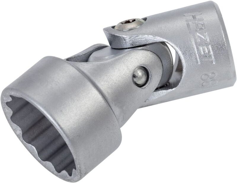 Gelenk Steckschlüsseleinsatz, Doppelsechskant, Vierkant hohl 10 mm (3/8), Außen-Doppel-Sechskant-Tractionsprofil, 18 mm ...