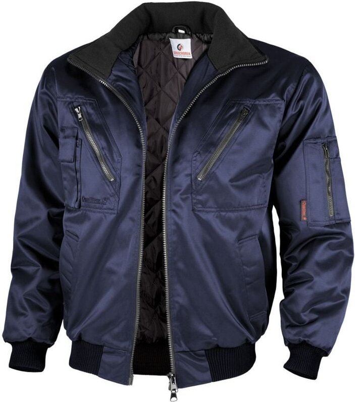 Qualitex Pilotenjacke mit festem Arm & Steppfutter, Größe: XL, Farbe: marine