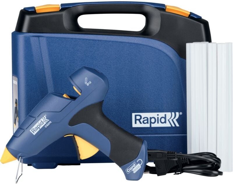 Klebepistole mit abnehmbarer Schnur Rapid CG270 für 12 mm Klebestifte - Set + Kleber Rapid isaberg - 5001445