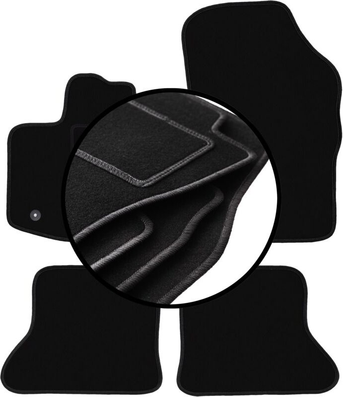 Kompletter Satz Veloursmatten für: Dacia Dokker Minivan (2013-)