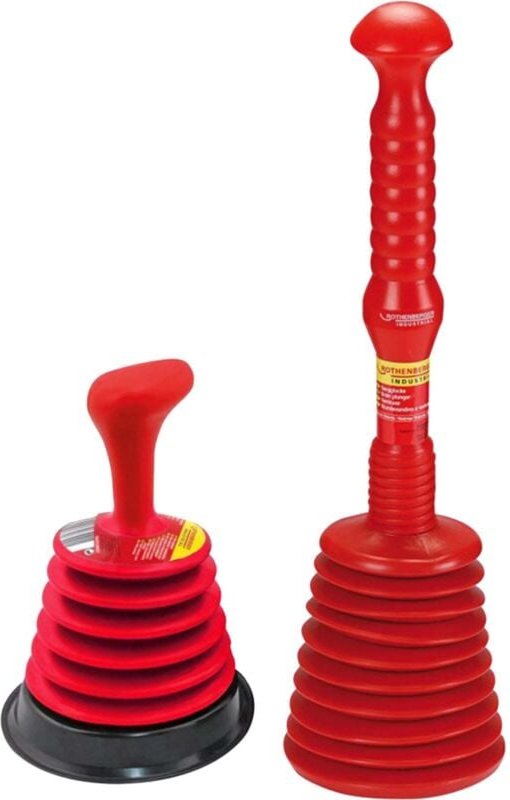 2 x Pümpel: 1 x RoPü Mini für Waschbecken und Dusche 1 x RoPü Maxi für Toilette Pömpel Abfluss - Reiniger zum Beseitigen...