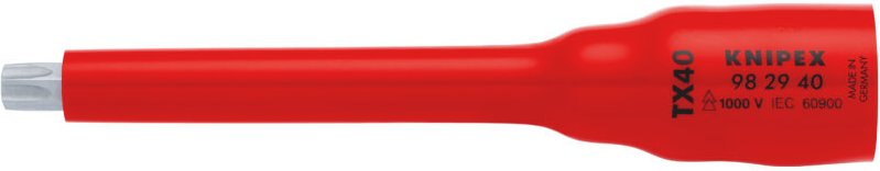 KNIPEX 98 29 40 Steckschlüsseleinsatz 3/8" für TX40 123 mm