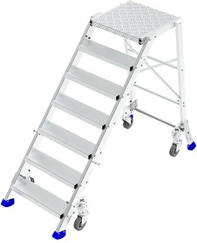 Plattformleitern 9 Stufen - Maximale Arbeitshöhe. 3.80m - ES309-R