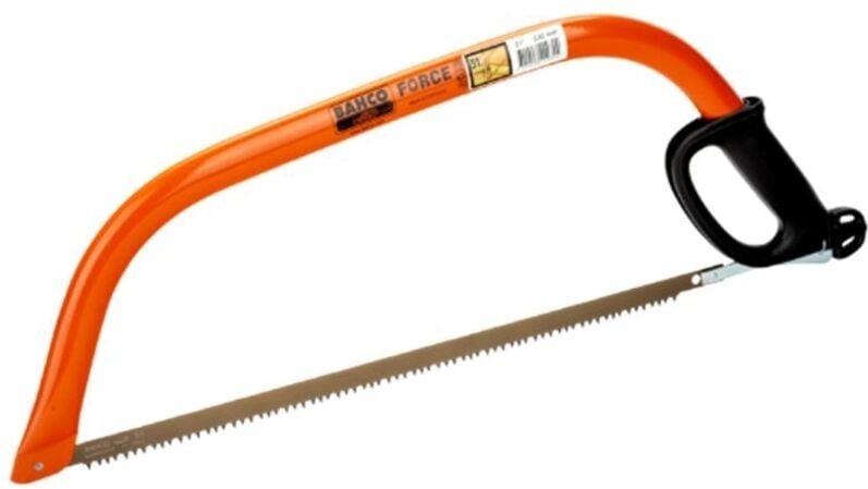 Bahco ERGO Robuste Bügelsäge mit 24"-Sägeblatt Nr. 51 mit Dreieckgruppenzahnung