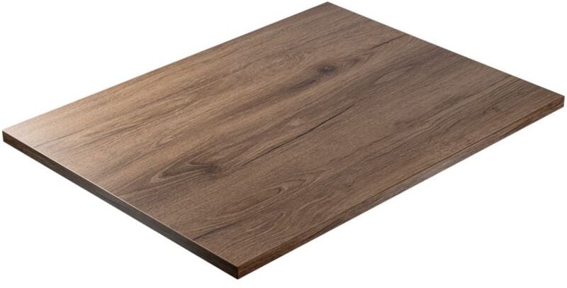 Schokoladeneiche-Laminatplatte 138 x 80 cm für Schreibtisch oder Tisch